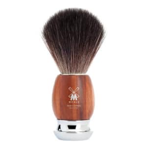 Mühle Shaving Black Fibre Barberkost, 21 mm, Vivo, Blommetræ